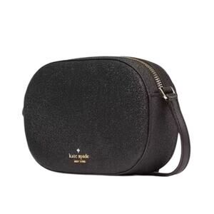 kate spade Glimmer Oval Camera Bag - Black Retail $299